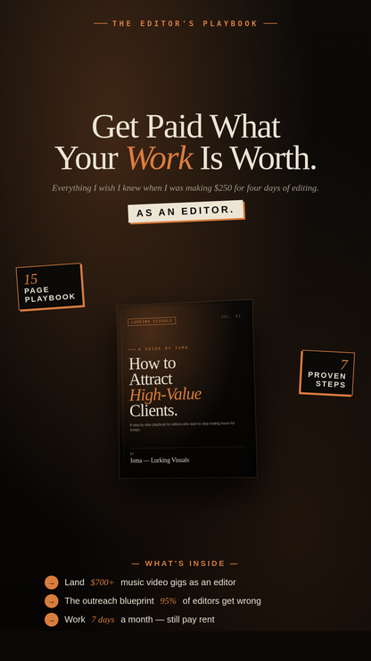 HOW TO ATTRACT HIGH-VALUE CLIENTS BLUEPRINT
