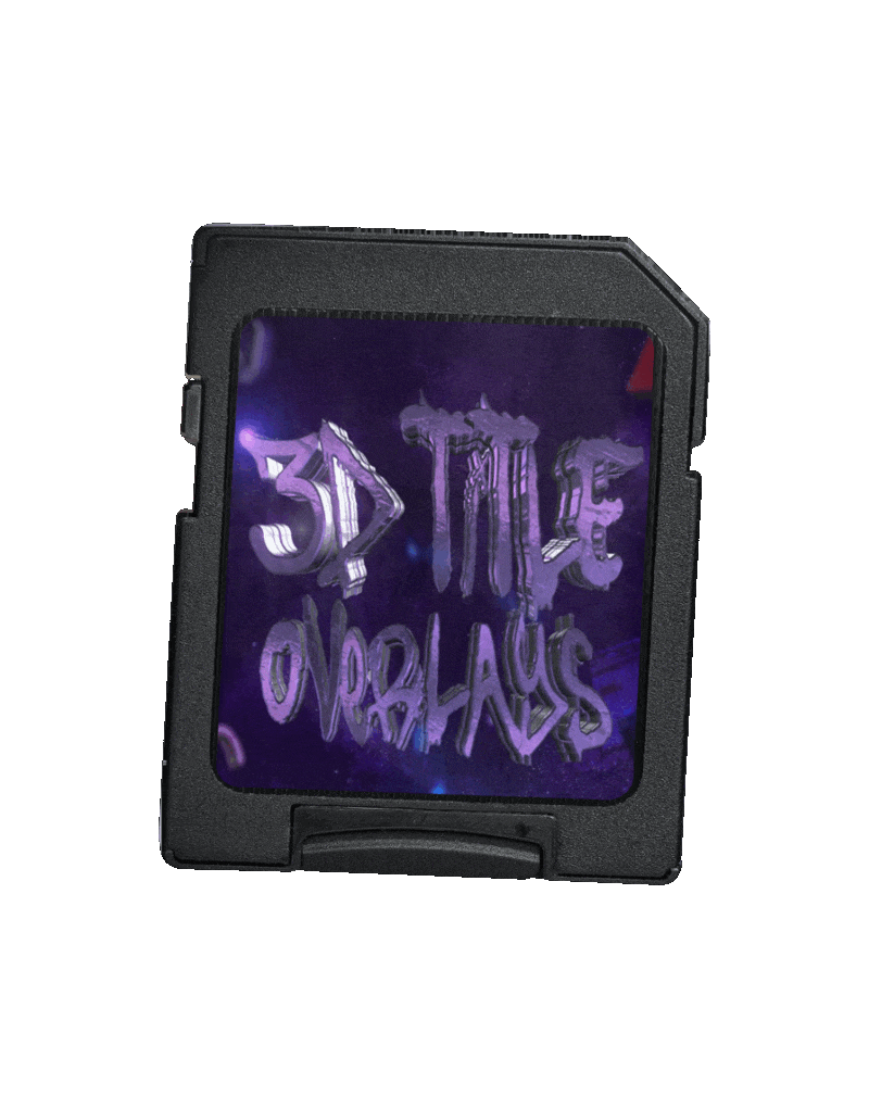 3D TITLE OVERLAYS (ALL SOFTWARES)