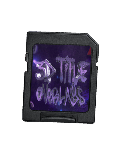 3D TITLE OVERLAYS (ALL SOFTWARES)