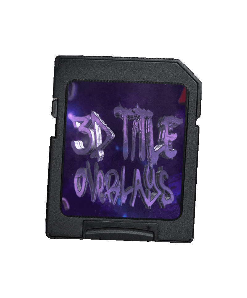 3D TITLE OVERLAYS (ALL SOFTWARES)